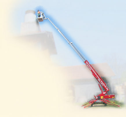 Hubarbeitsbühne im Einsatz